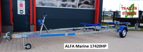 ALFA MARINE 17420HG.75A (görgős) egytengelyes, féknélküli csónakszállító