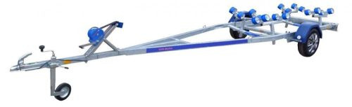 ALFA MARINE 17620HG.75A egytengelyes, féknélküli alu vázas csónakszállító ( görgős)